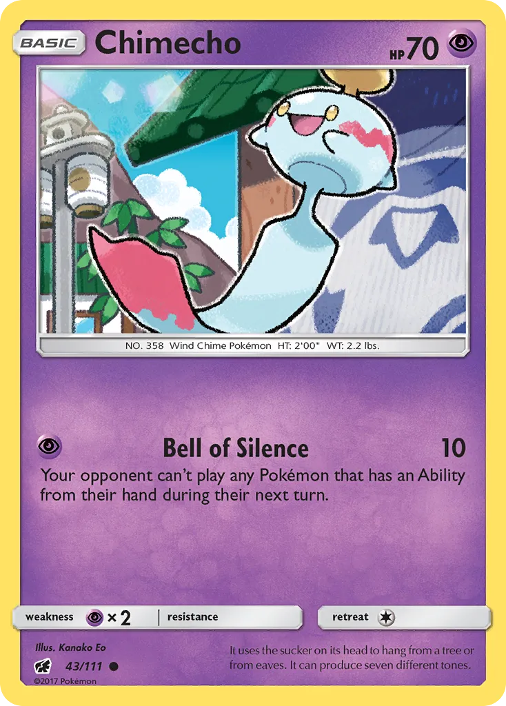 Chimecho — SM - Crimson Invasion — Pokémon