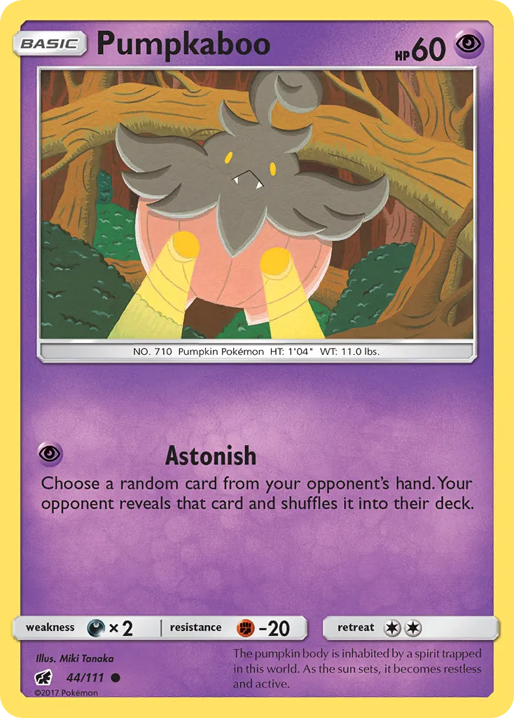 Pumpkaboo — SM - Crimson Invasion — Pokémon