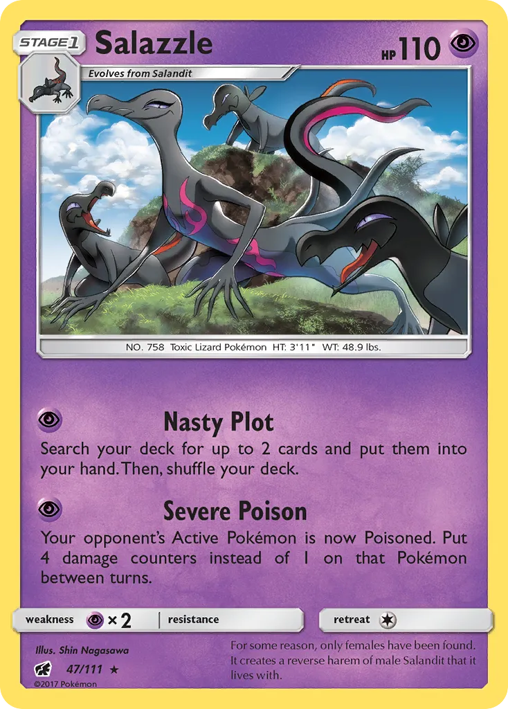 Salazzle — SM - Crimson Invasion — Pokémon