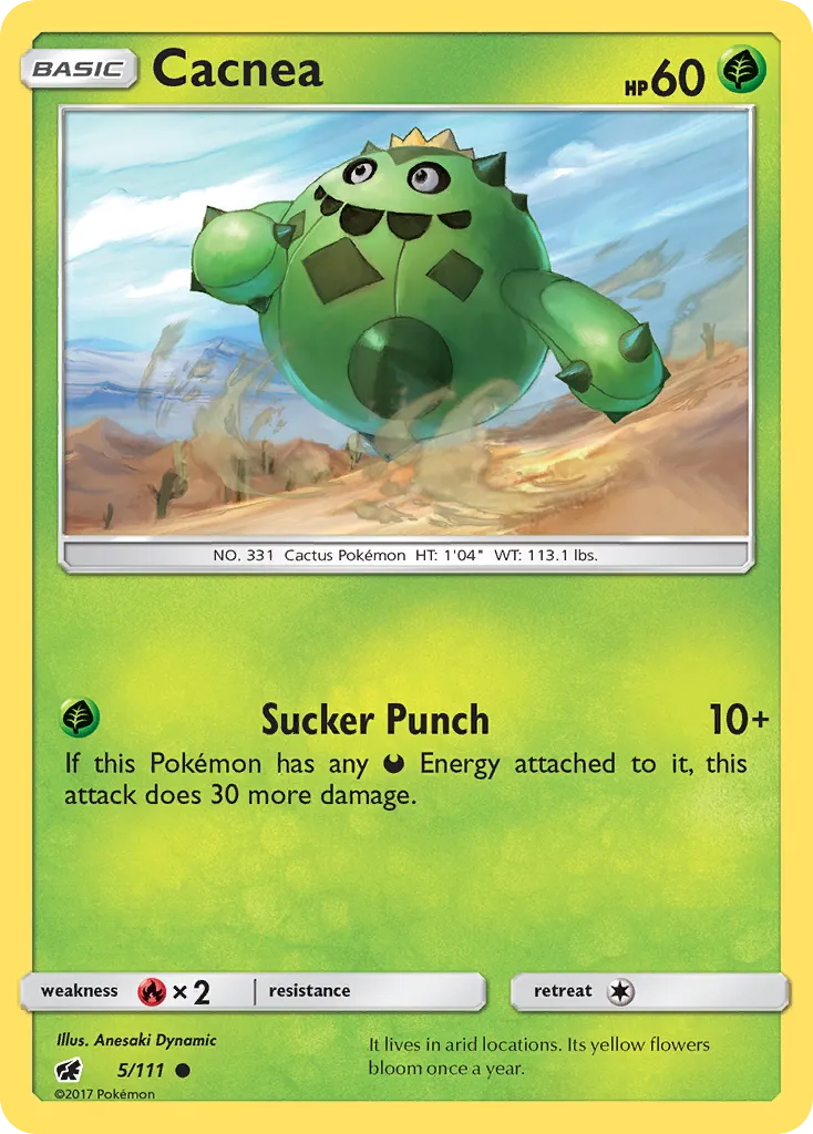 Cacnea — SM - Crimson Invasion — Pokémon