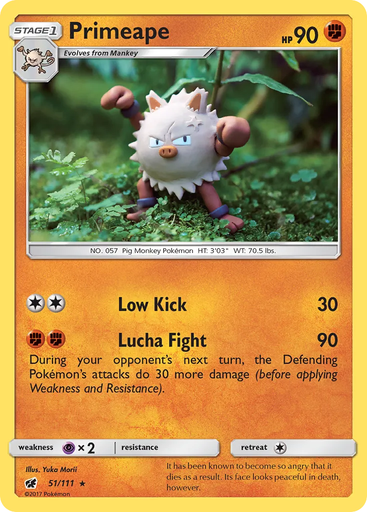Primeape — SM - Crimson Invasion — Pokémon