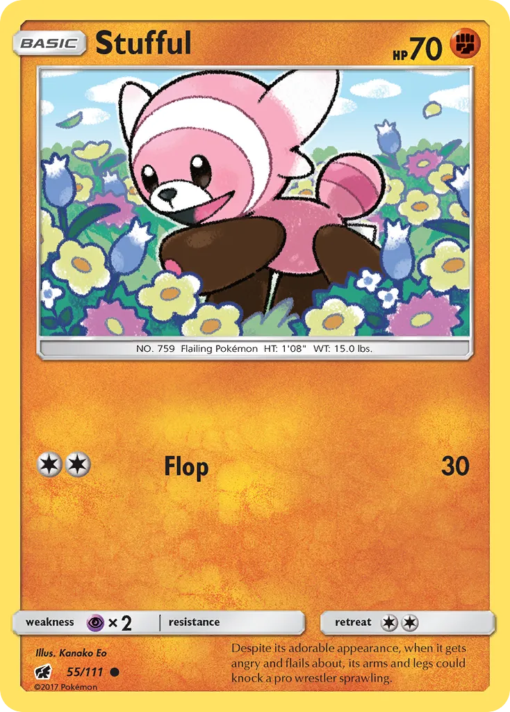 Stufful — SM - Crimson Invasion — Pokémon