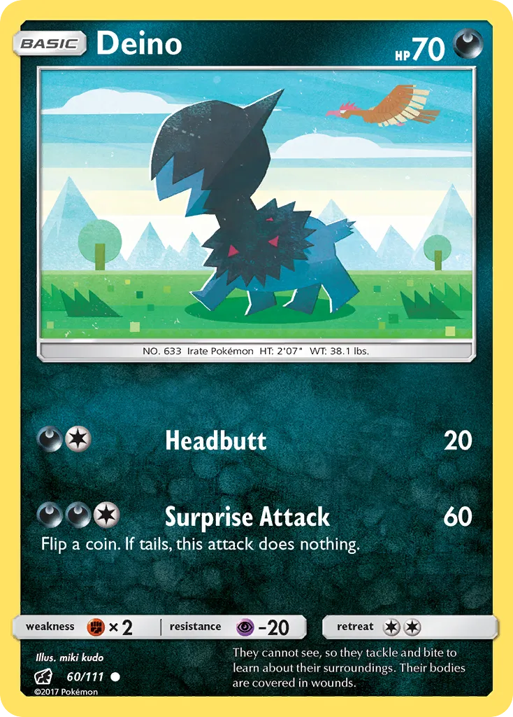 Deino — SM - Crimson Invasion — Pokémon