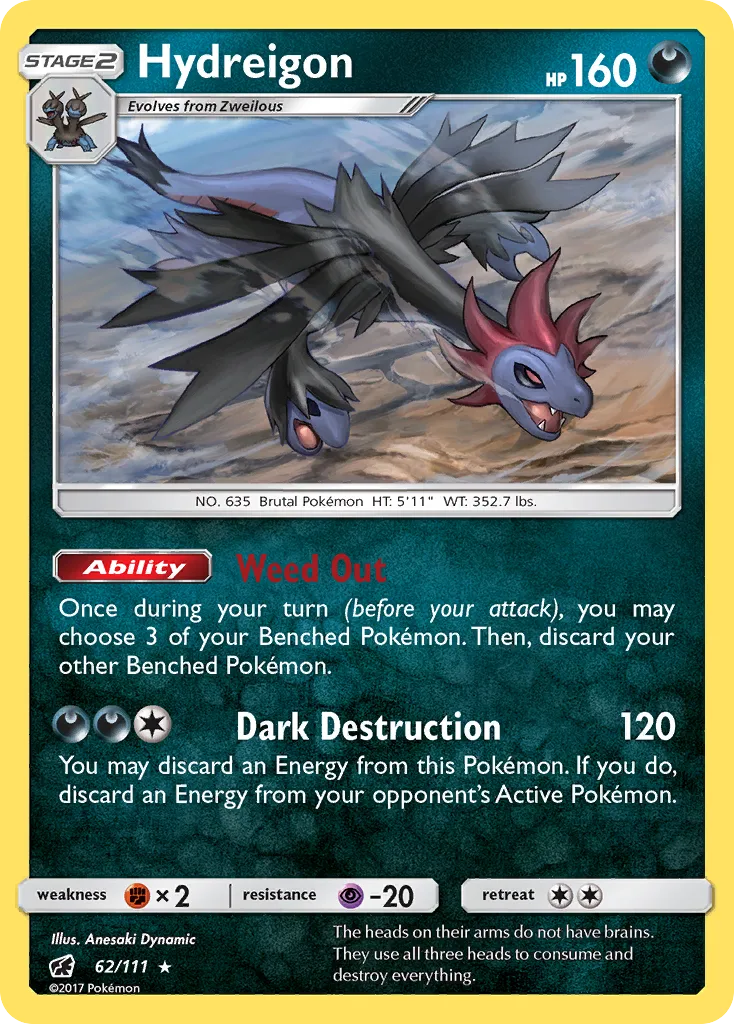 Hydreigon — SM - Crimson Invasion — Pokémon