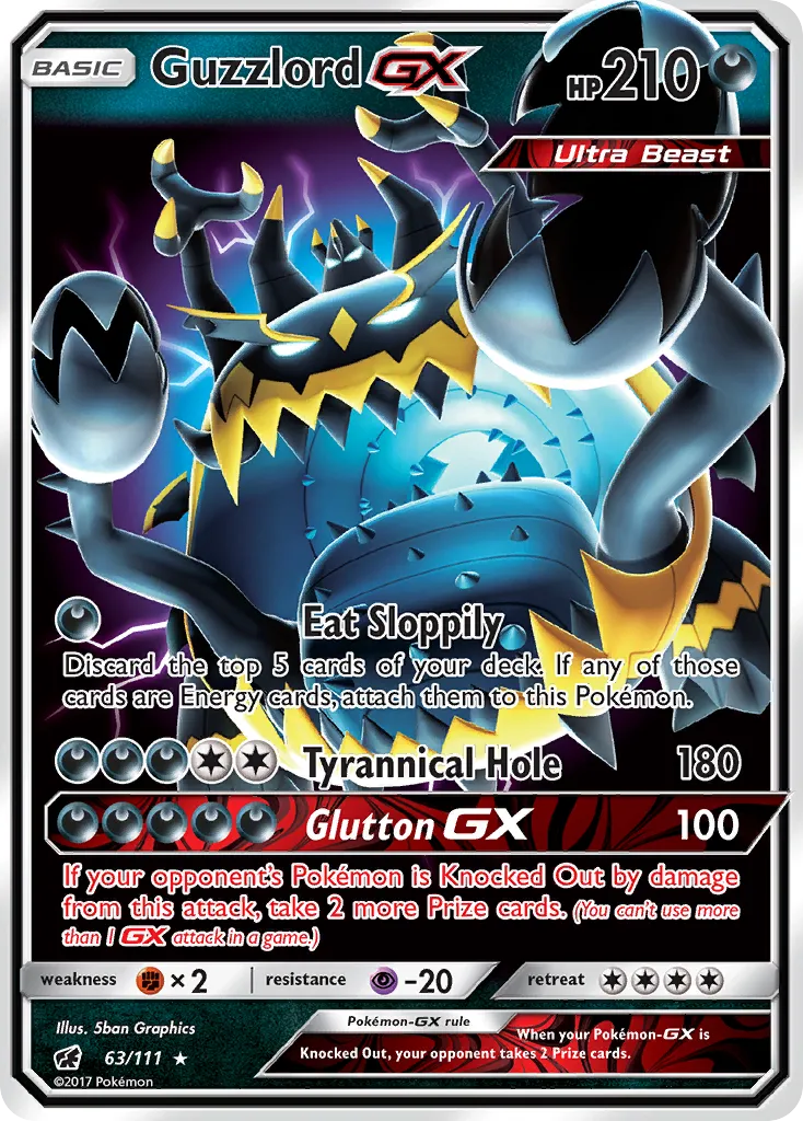 Guzzlord GX — SM - Crimson Invasion — Pokémon