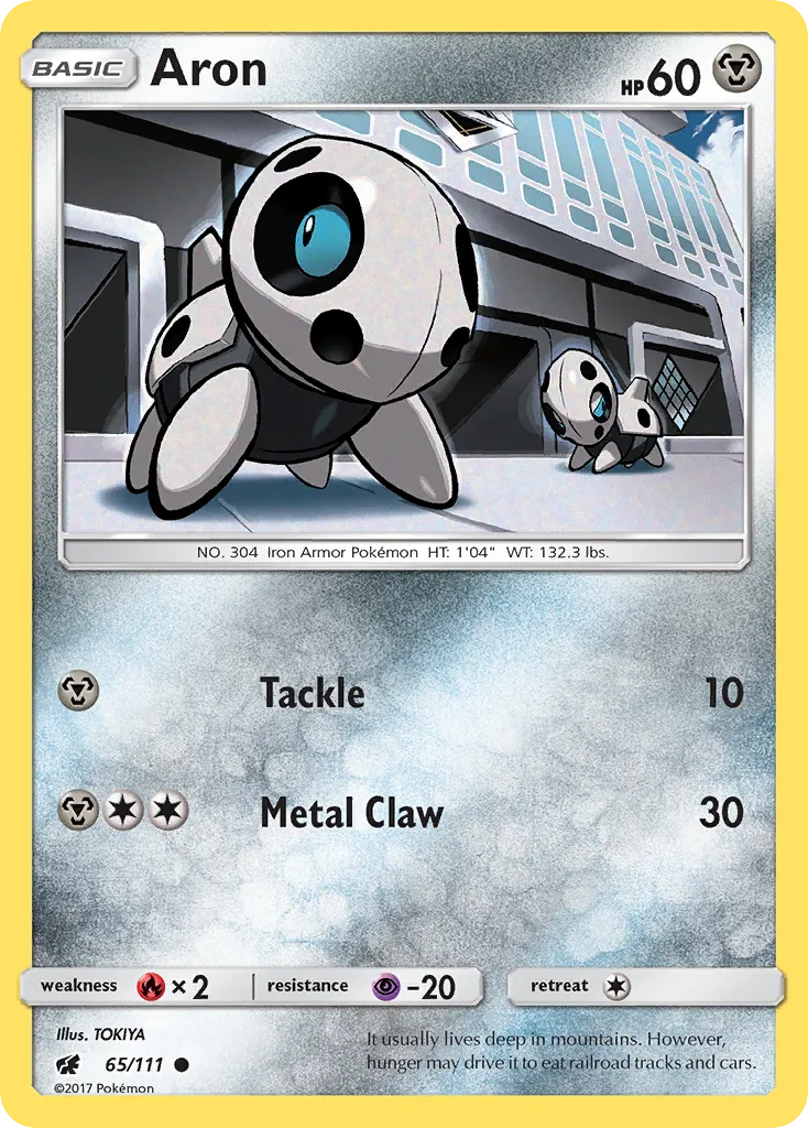 Aron — SM - Crimson Invasion — Pokemon