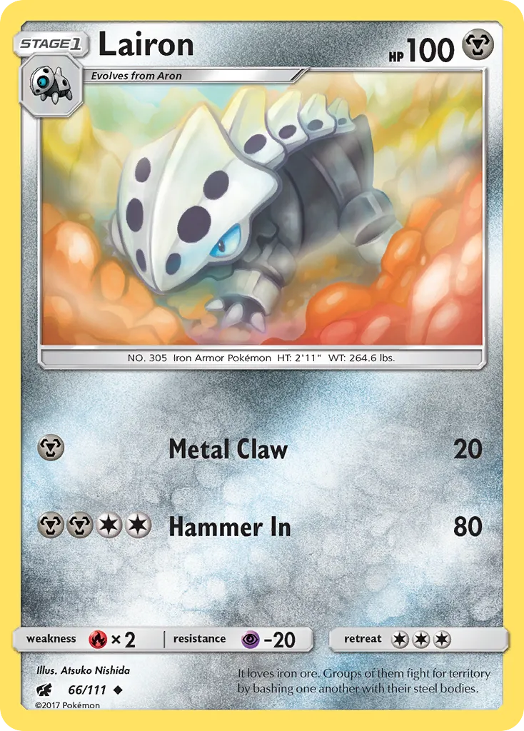 Lairon — SM - Crimson Invasion — Pokémon