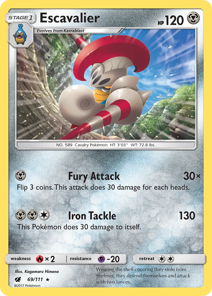 Escavalier — SM - Crimson Invasion — Pokémon