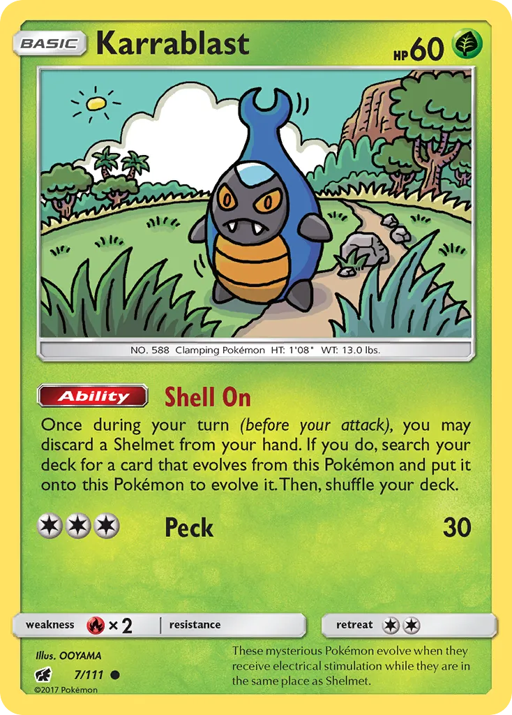Karrablast — SM - Crimson Invasion — Pokémon