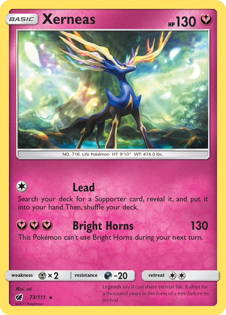 Xerneas — SM - Crimson Invasion — Pokémon