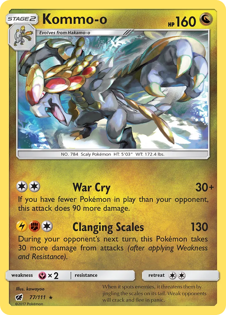 Kommo-o — SM - Crimson Invasion — Pokemon
