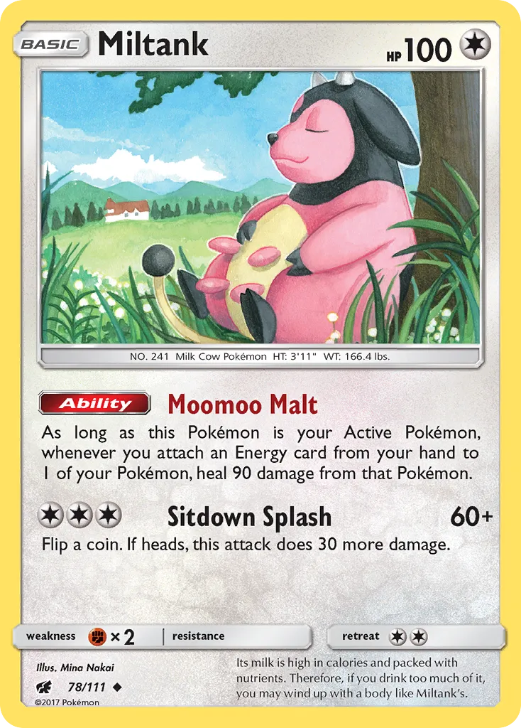 Miltank — SM - Crimson Invasion — Pokémon