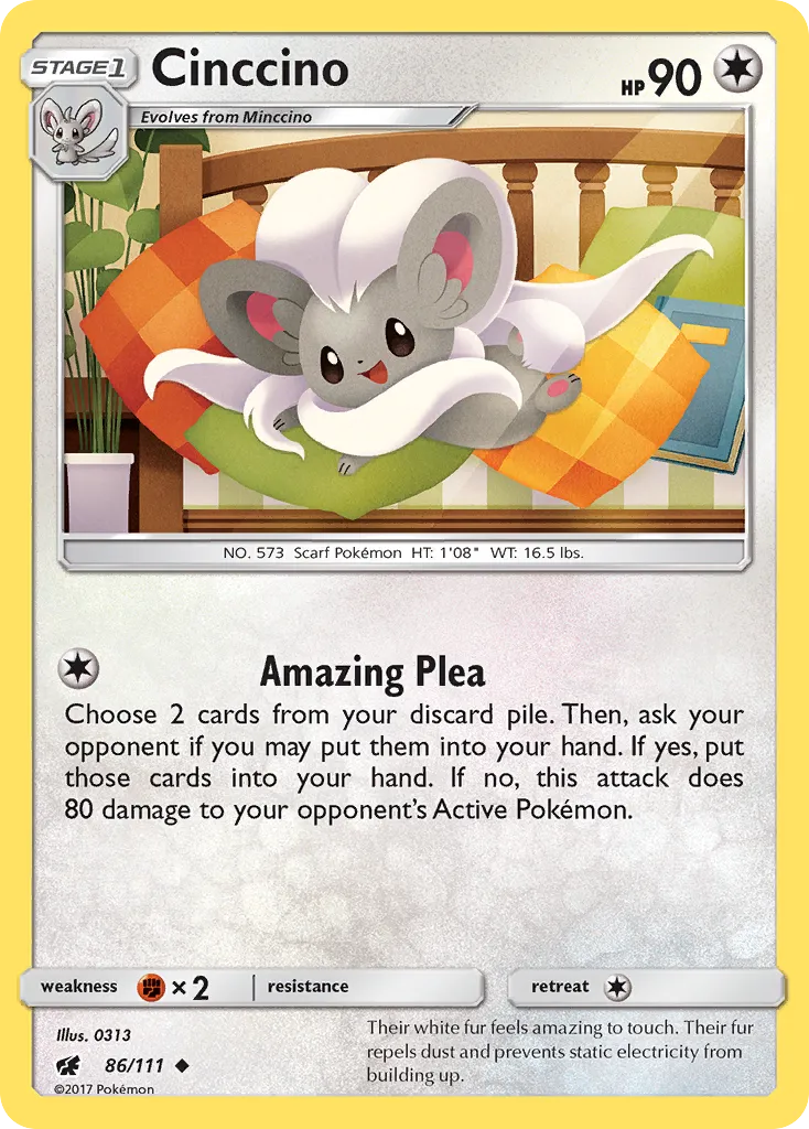 Cinccino — SM - Crimson Invasion — Pokémon