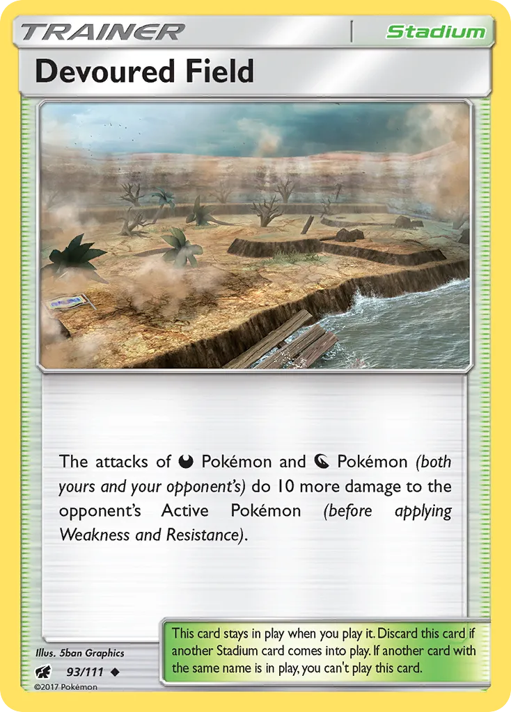 Devoured Field — SM - Crimson Invasion — Pokémon