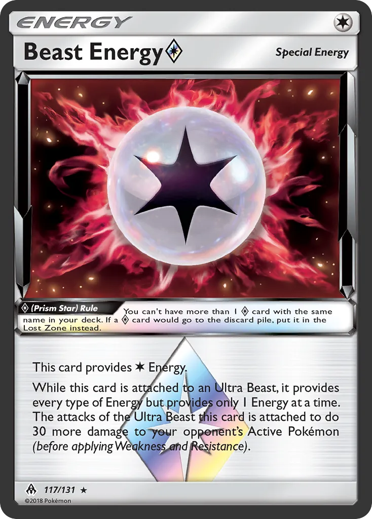 Beast Energy Prism Star — SM - Forbidden Light — Pokémon