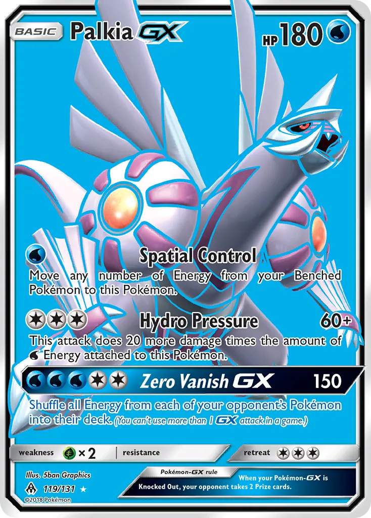 Palkia GX — SM - Forbidden Light — Pokémon