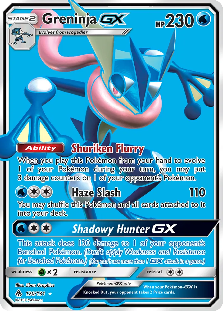 Greninja GX — SM - Forbidden Light — Pokémon