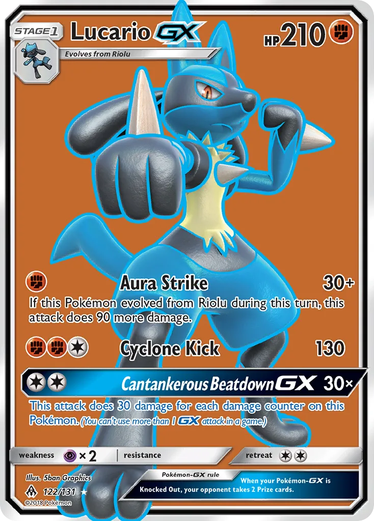 Lucario GX — SM - Forbidden Light — Pokémon