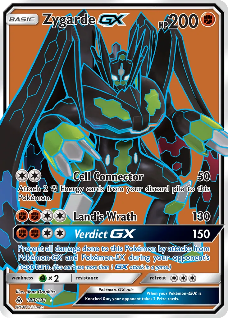 Zygarde GX — SM - Forbidden Light — Pokémon