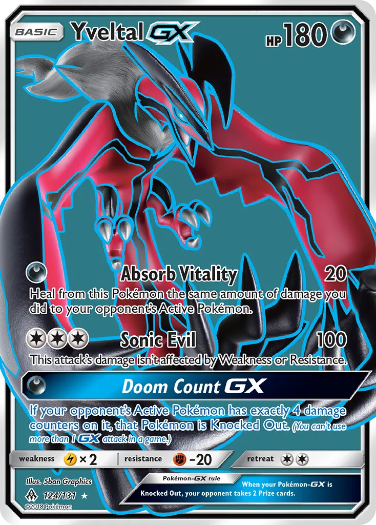 Yveltal GX — SM - Forbidden Light — Pokémon