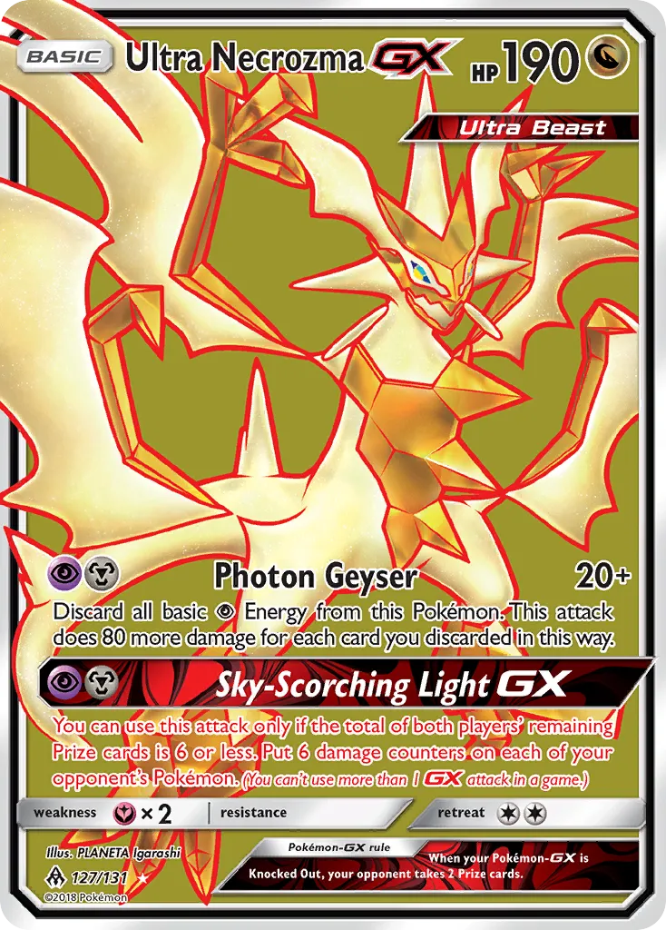 Ultra Necrozma GX — SM - Forbidden Light — Pokémon
