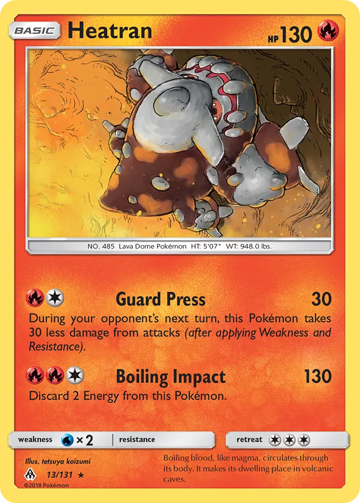 Heatran — SM - Forbidden Light — Pokemon