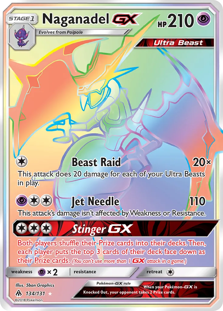Naganadel GX — SM - Forbidden Light — Pokemon