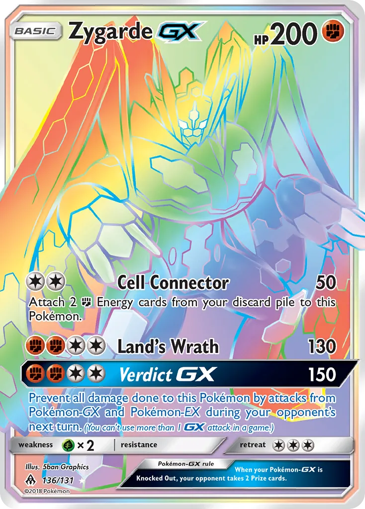 Zygarde GX — SM - Forbidden Light — Pokemon