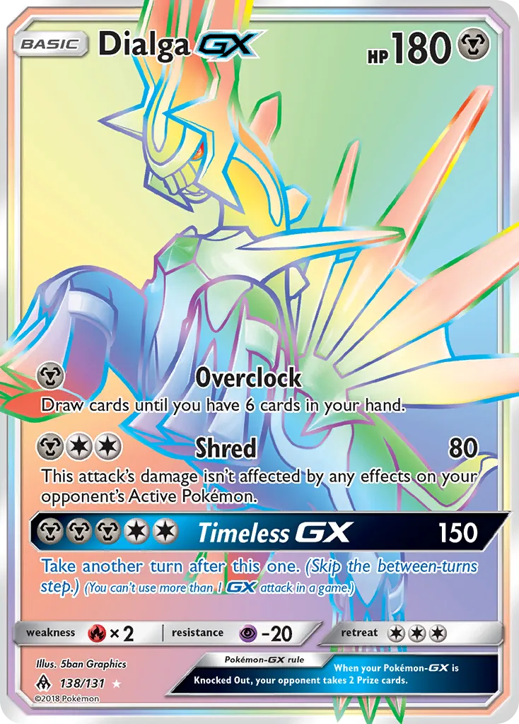 Dialga GX — SM - Forbidden Light — Pokémon