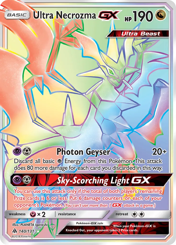 Ultra Necrozma GX — SM - Forbidden Light — Pokemon