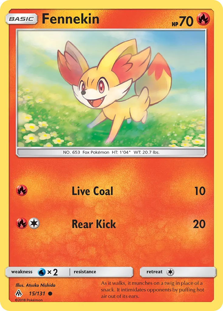 Fennekin — SM - Forbidden Light — Pokemon