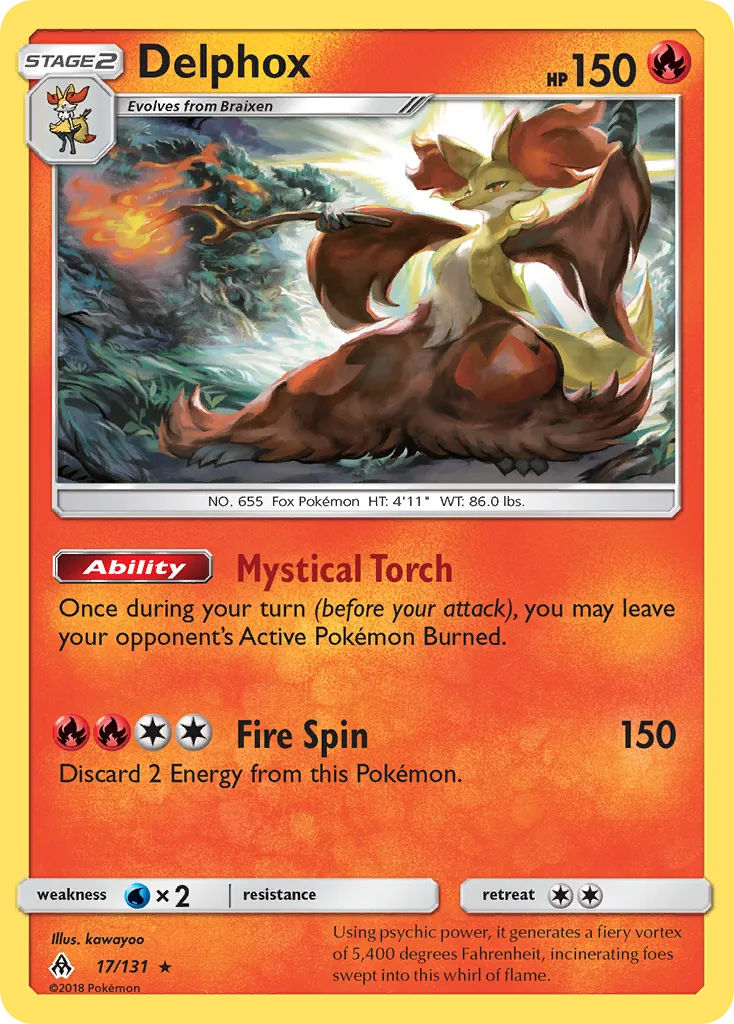 Delphox — SM - Forbidden Light — Pokemon