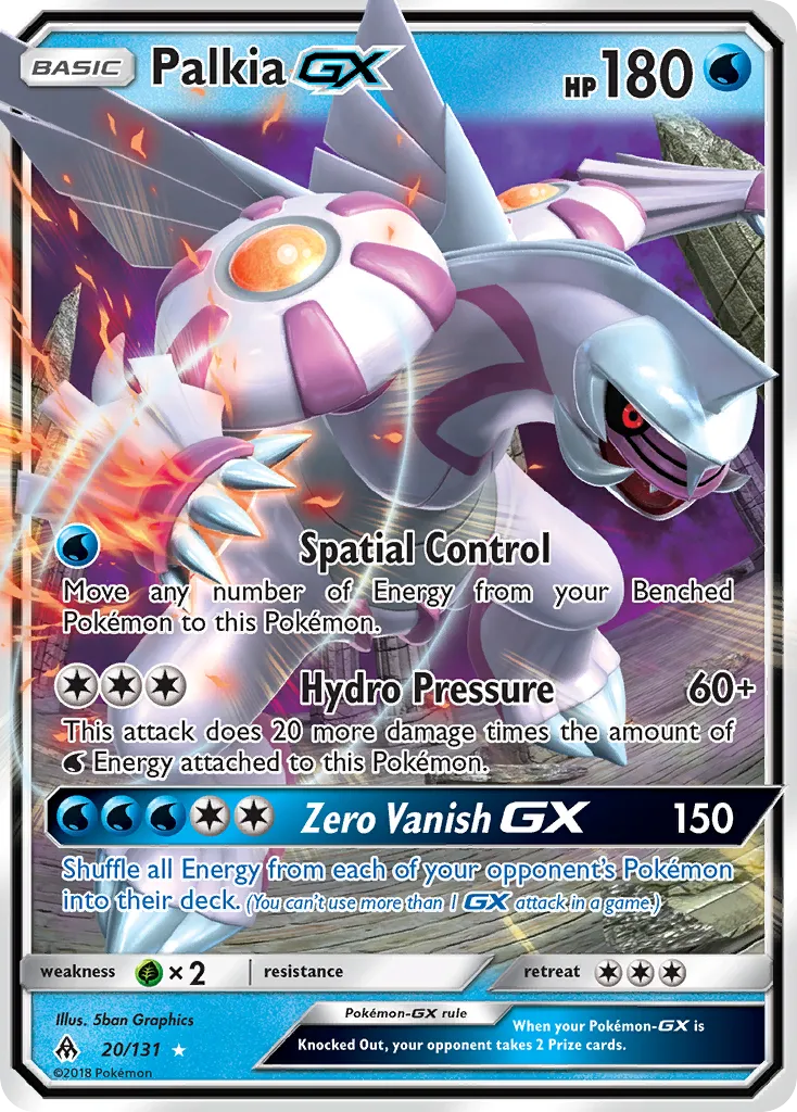 Palkia GX — SM - Forbidden Light — Pokémon