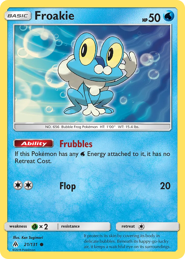 Froakie — SM - Forbidden Light — Pokemon