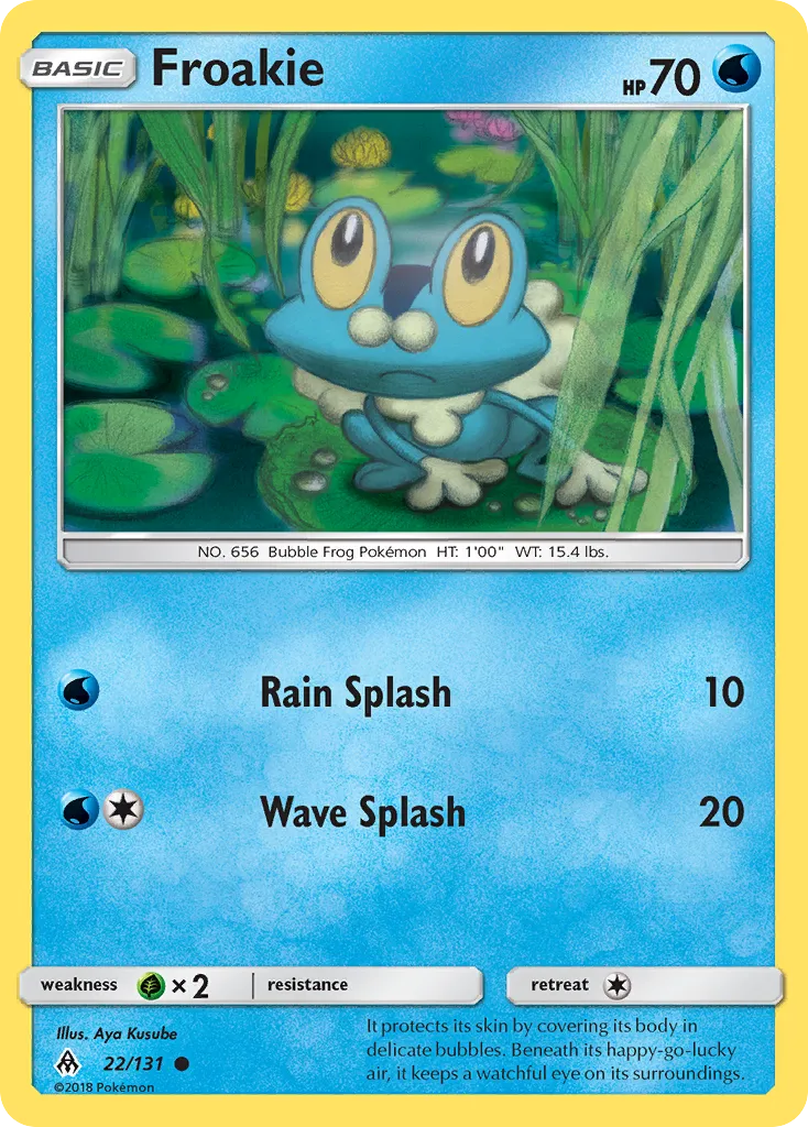 Froakie — SM - Forbidden Light — Pokemon