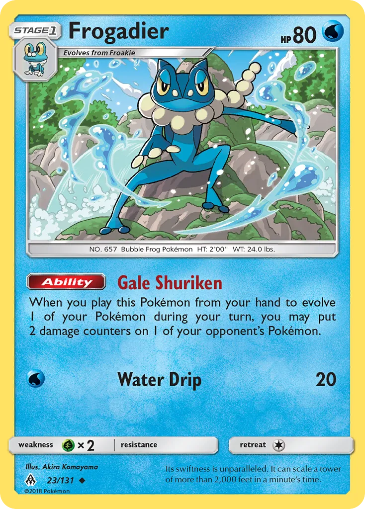 Frogadier — SM - Forbidden Light — Pokemon