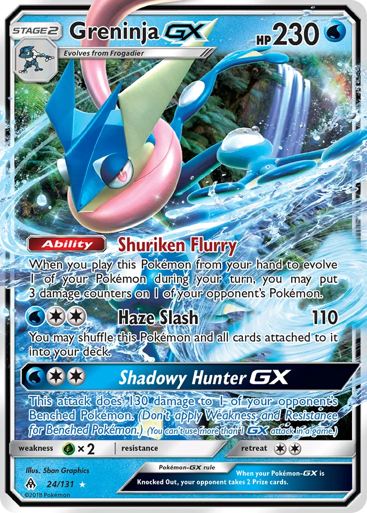 Greninja GX — SM - Forbidden Light — Pokémon