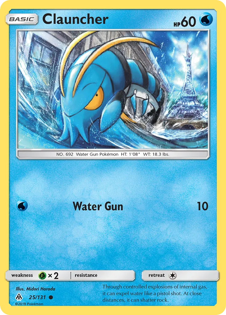 Clauncher — SM - Forbidden Light — Pokémon
