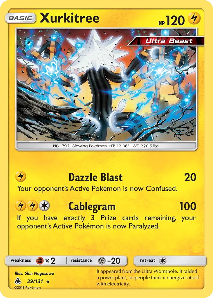 Xurkitree — SM - Forbidden Light — Pokemon