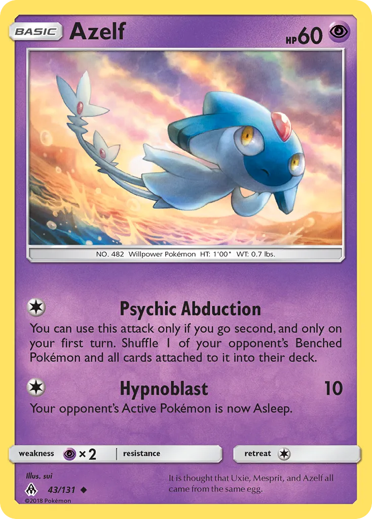 Azelf — SM - Forbidden Light — Pokemon