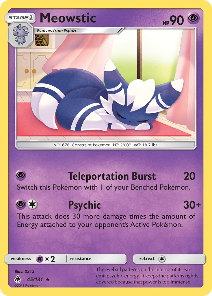 Meowstic — SM - Forbidden Light — Pokemon