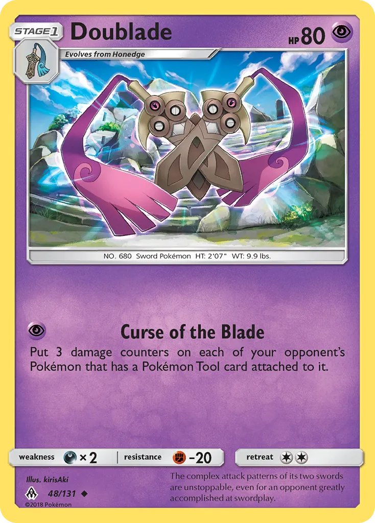 Doublade — SM - Forbidden Light — Pokémon