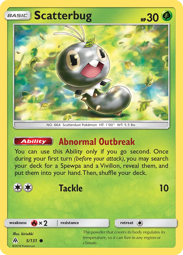 Scatterbug — SM - Forbidden Light — Pokemon