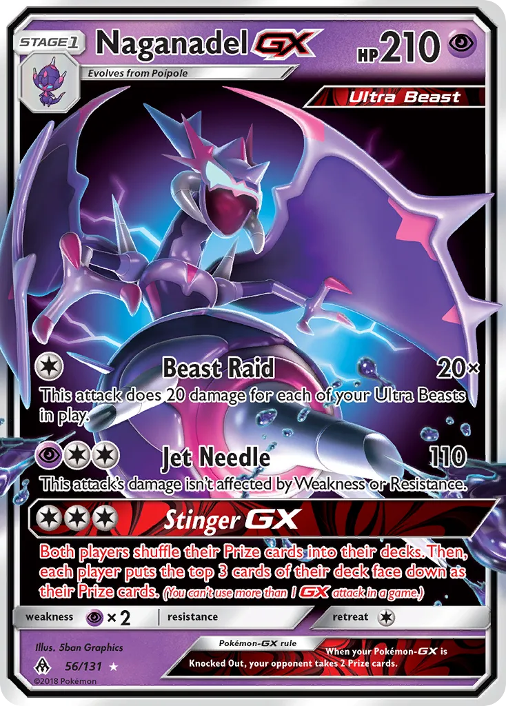 Naganadel GX — SM - Forbidden Light — Pokémon