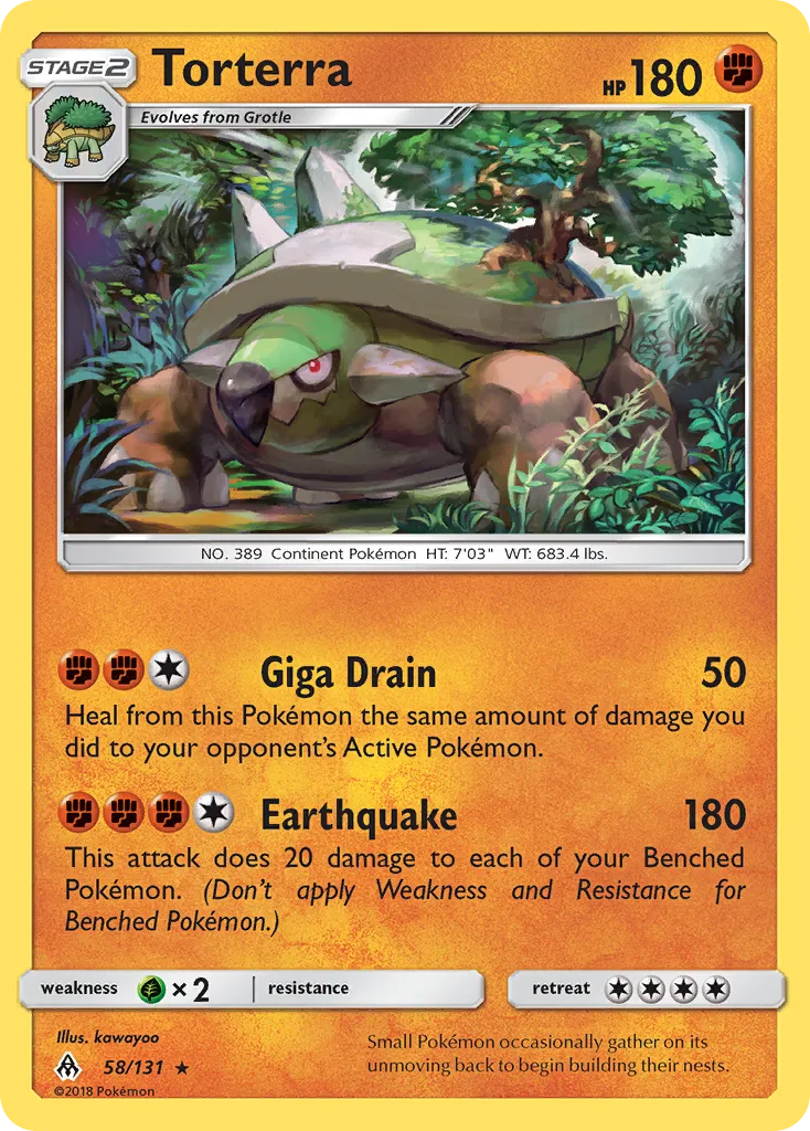 Torterra — SM - Forbidden Light — Pokemon