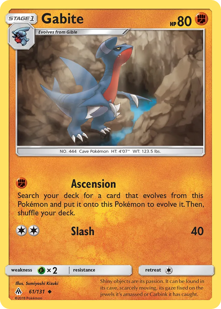 Gabite — SM - Forbidden Light — Pokémon