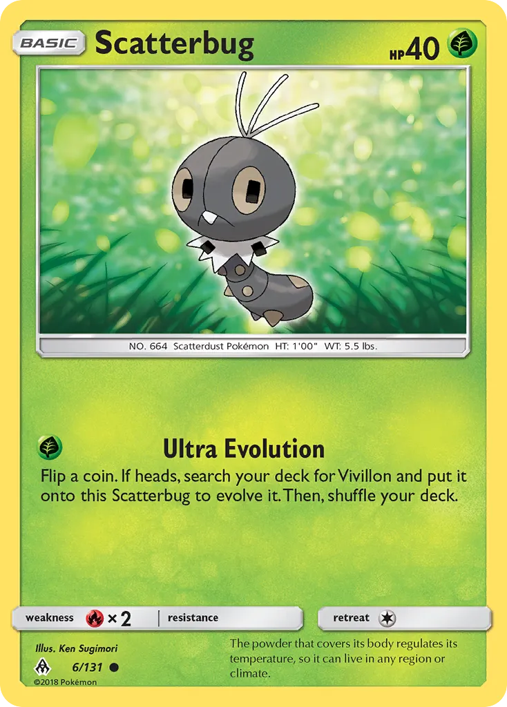 Scatterbug — SM - Forbidden Light — Pokemon