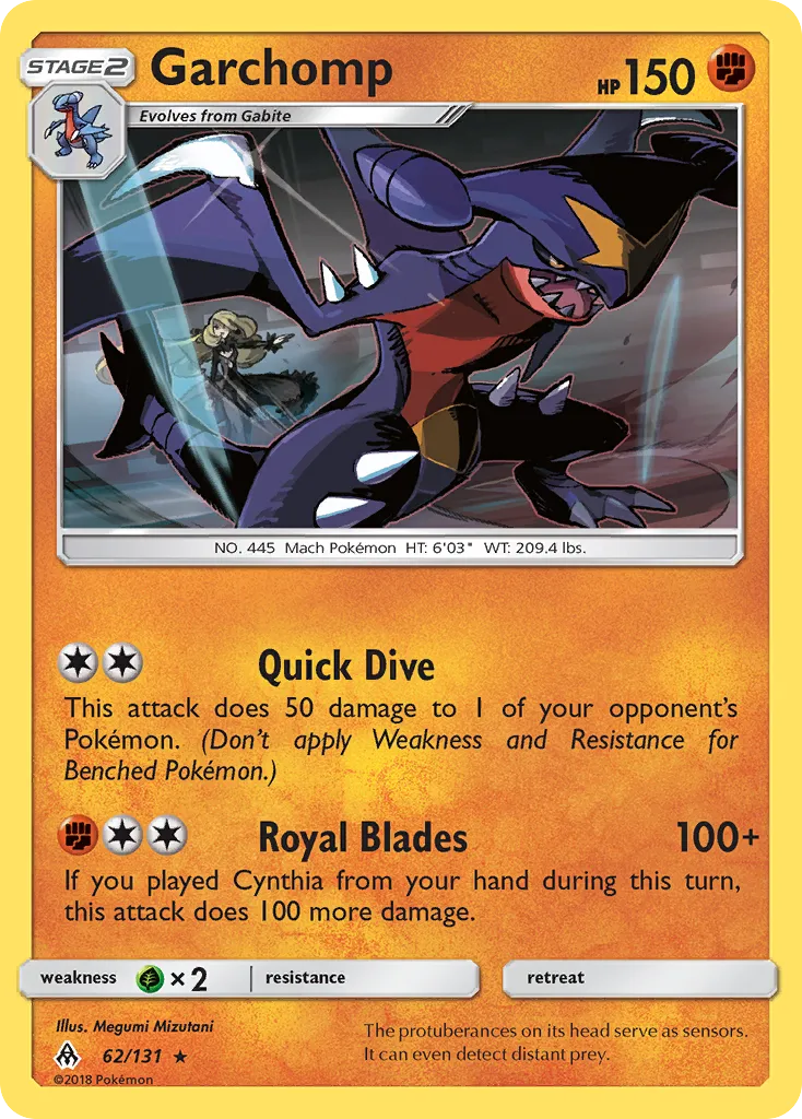 Garchomp — SM - Forbidden Light — Pokémon