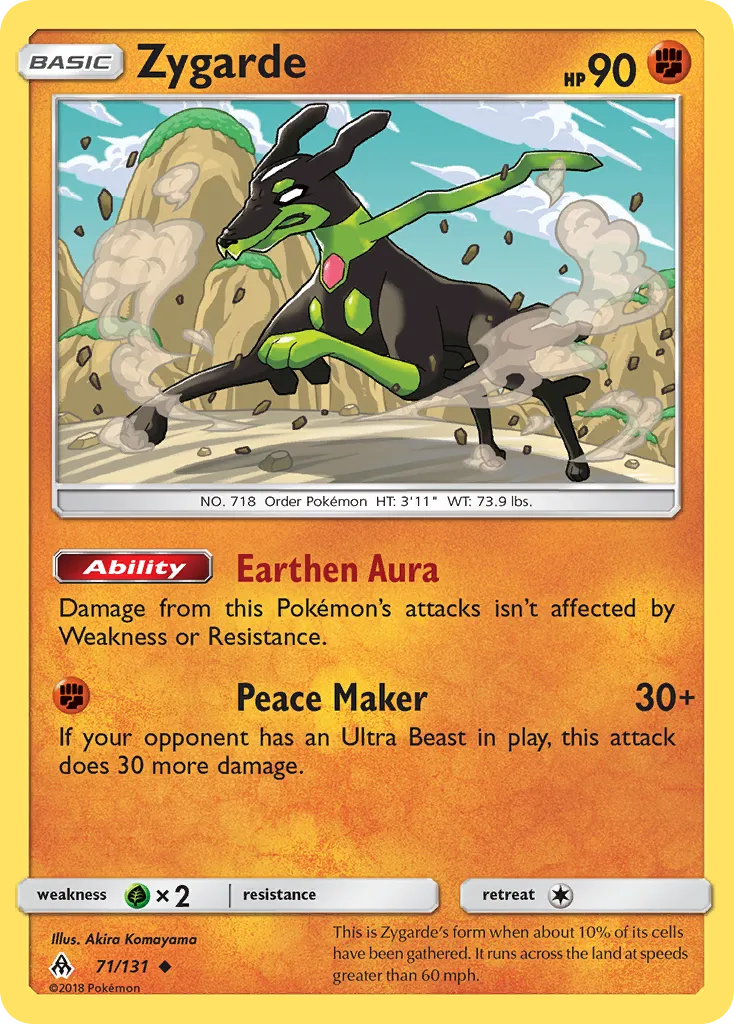 Zygarde — SM - Forbidden Light — Pokemon