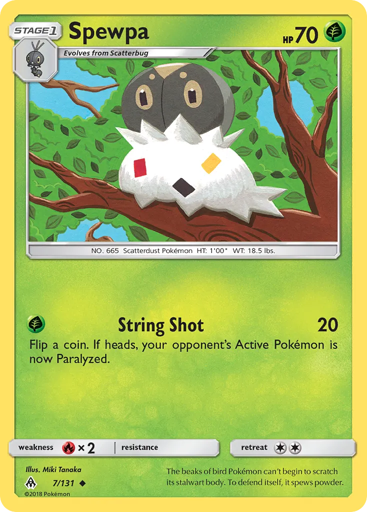 Spewpa — SM - Forbidden Light — Pokemon
